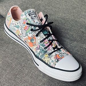 converse chuck taylor all star lo retro pop sneaker